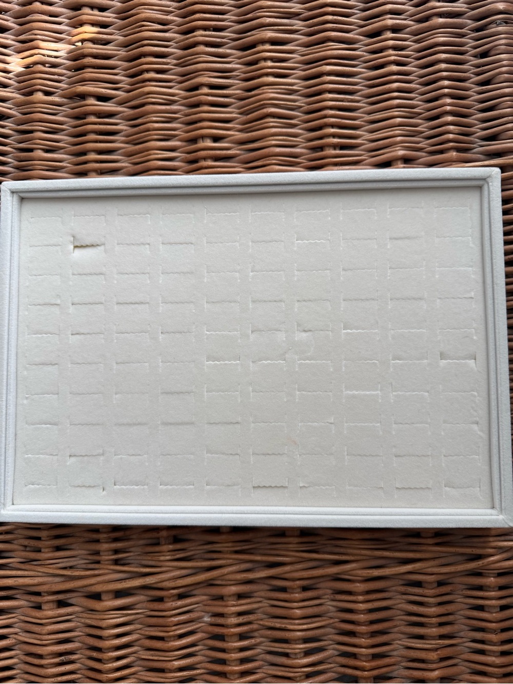 White Ring Display Tray for Women Jewelry